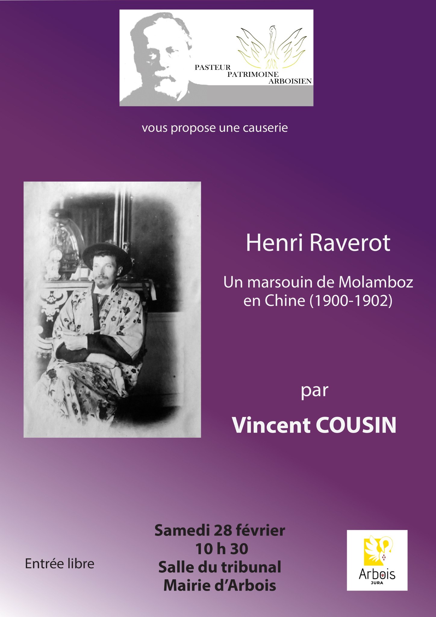 Pasteur Patrimoine Arboisien