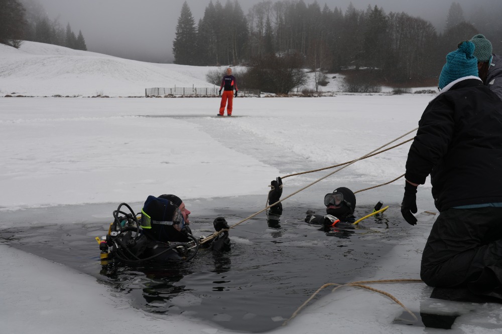 Plongée glace Lac Genin