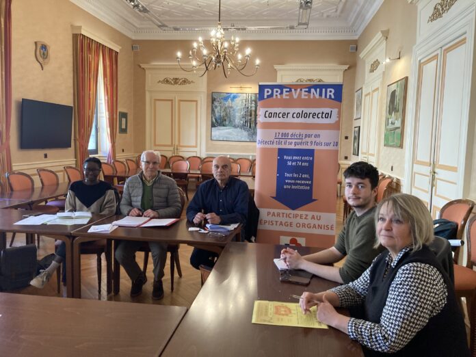 comité Jura de la ligue contre le cancer, Jean-François Gauchet, du CPTS Haut Jura, Karine Roussel et Wilow Girod de la munic