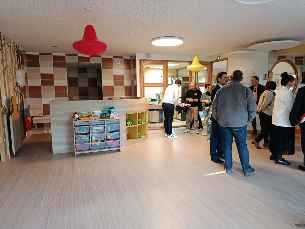 Intérieur de la micro-crèche d'Aumont