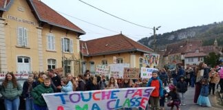 manifestation école Poligny 2026