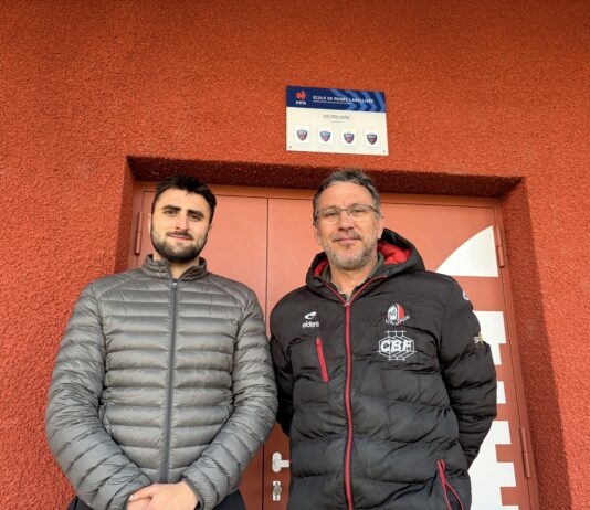 Yannick Viellard et Alexandre Mourand de l'US DOLE