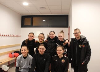 l'équipe féminine du FCPM à Petite Montagne