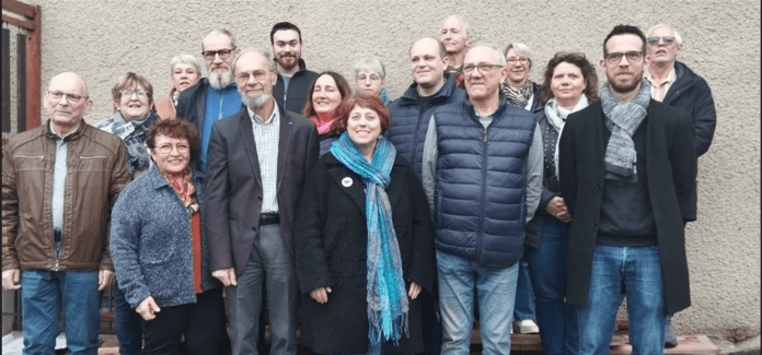 Michel Rochet et ses co-listiers.