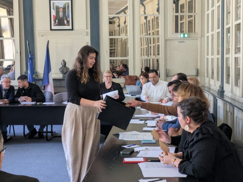 Réunion du conseil municipal de Nantua lors de l\