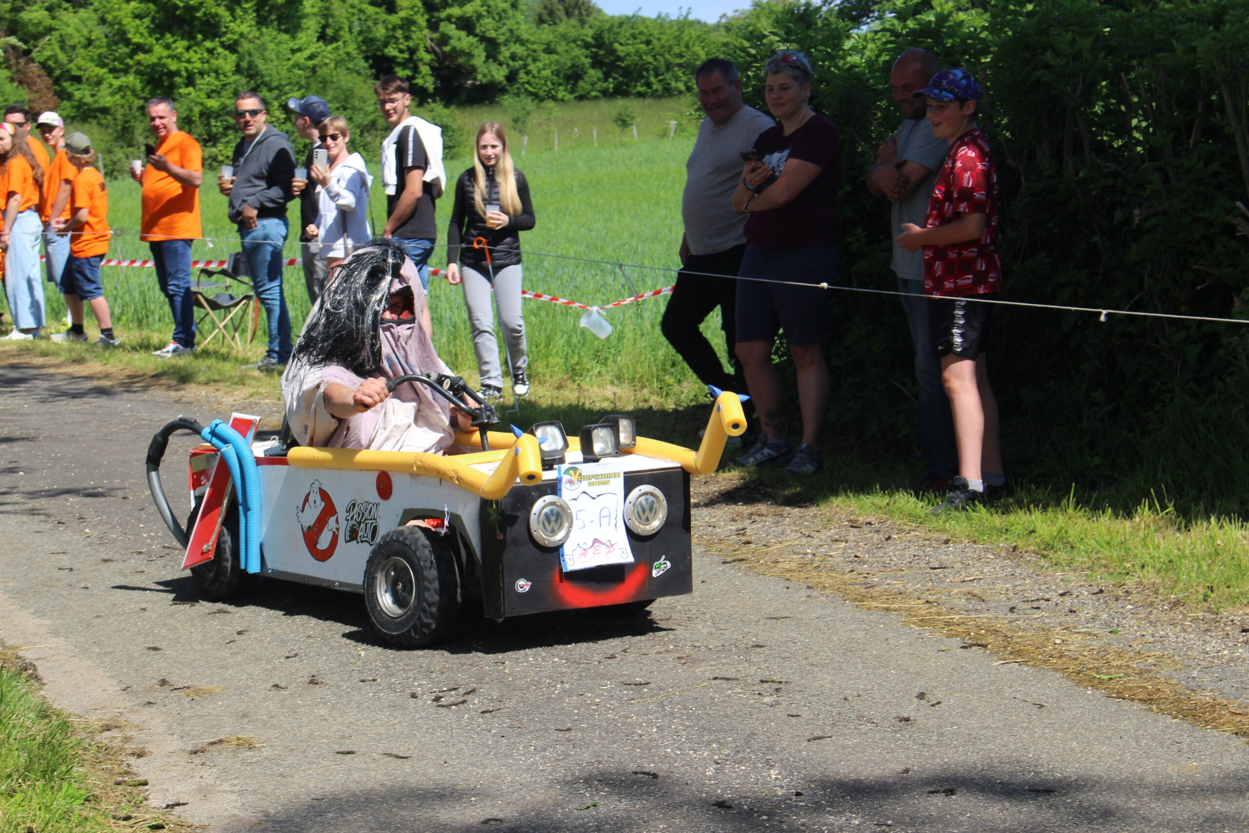 Modèle de caisse à savon Ghostbusters présenté lors de l’ancienne édition de Vosbles-Valfin.