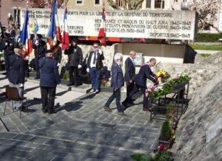 commémoration déportation Saint Claude