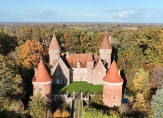 travaux rénovation château Montcony