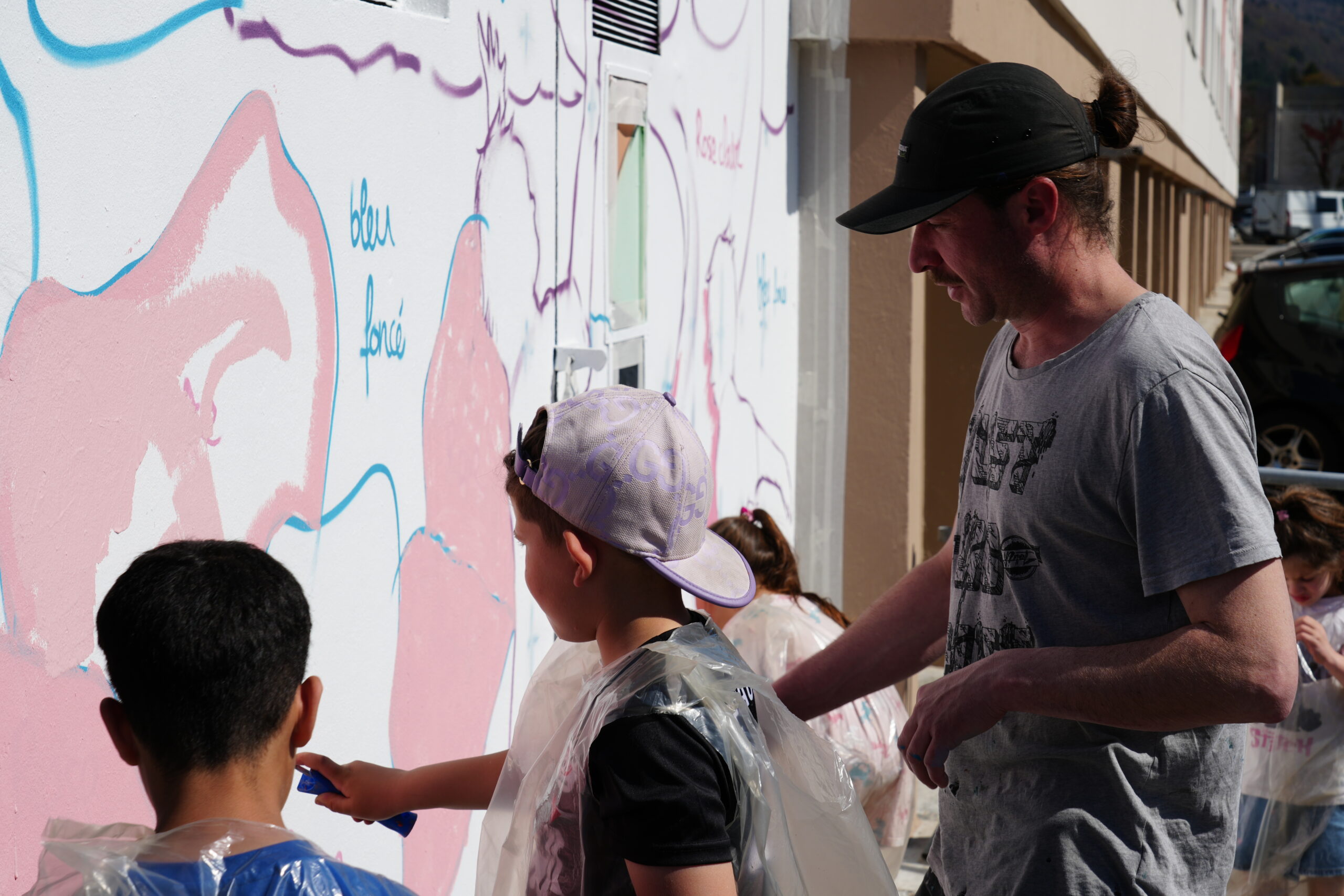 fresque collaborative Oyonnax