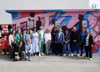 fresque collaborative Oyonnax