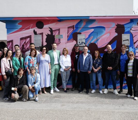 fresque collaborative Oyonnax