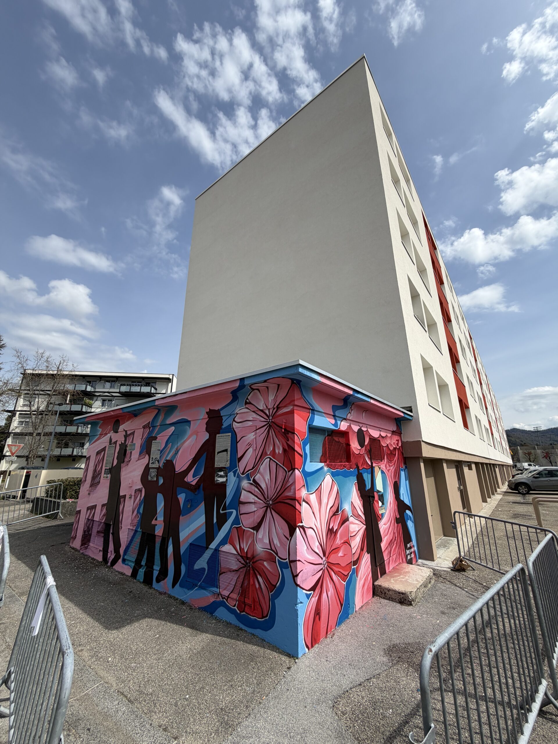fresque collaborative Oyonnax