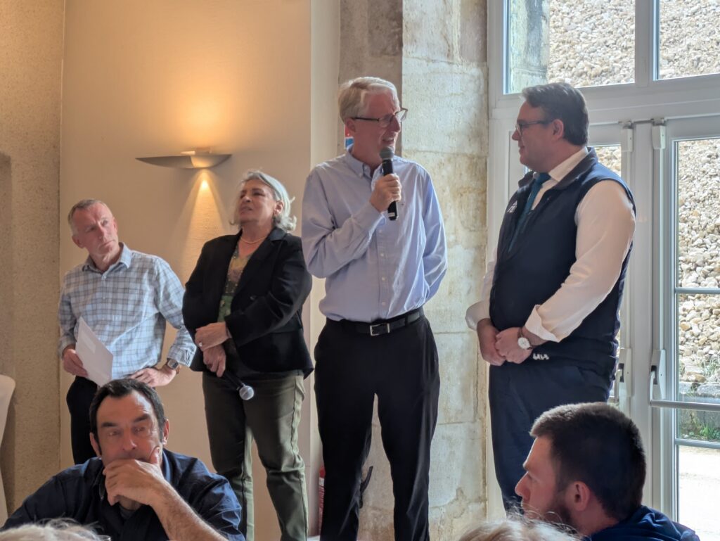 Jean-Charles Arnaud avec Marie-Christine Dalloz et Gérôme Fassenet