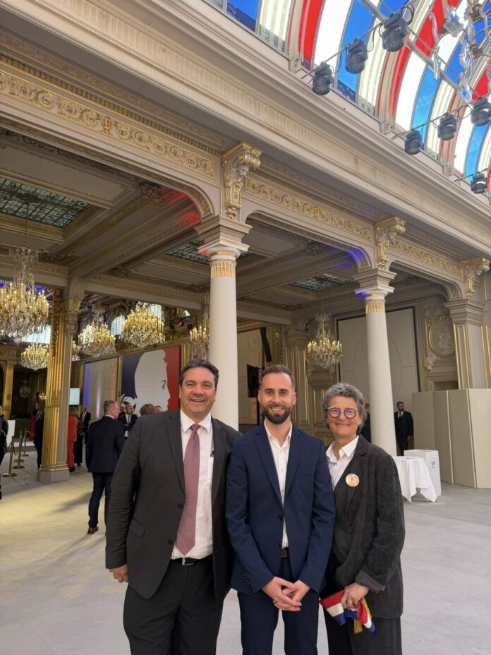 Mikaël Yanardag Élysée avec Cyrille Brero et Christelle Plathey