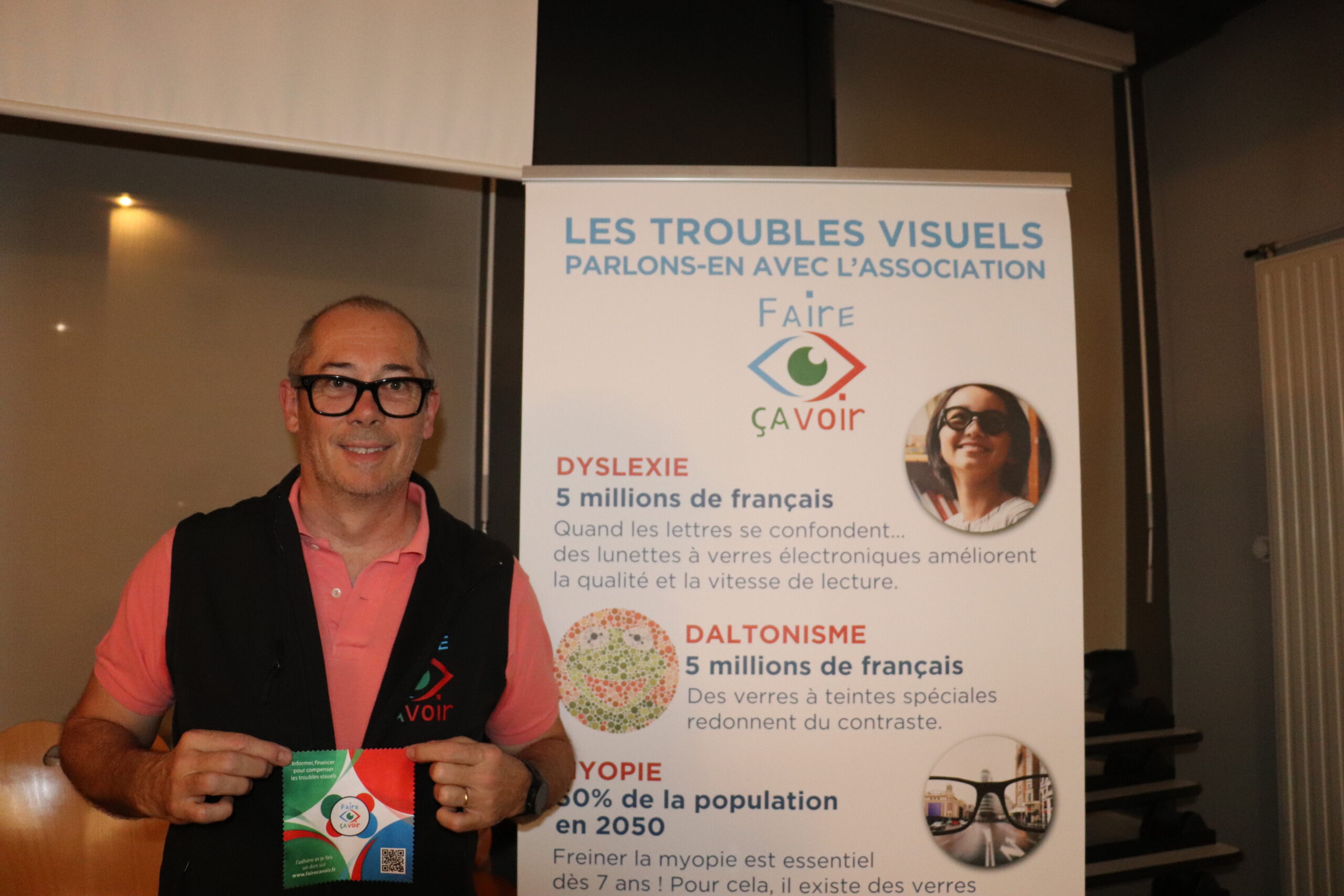 Ted Carret, président de l’association Faire ça voir