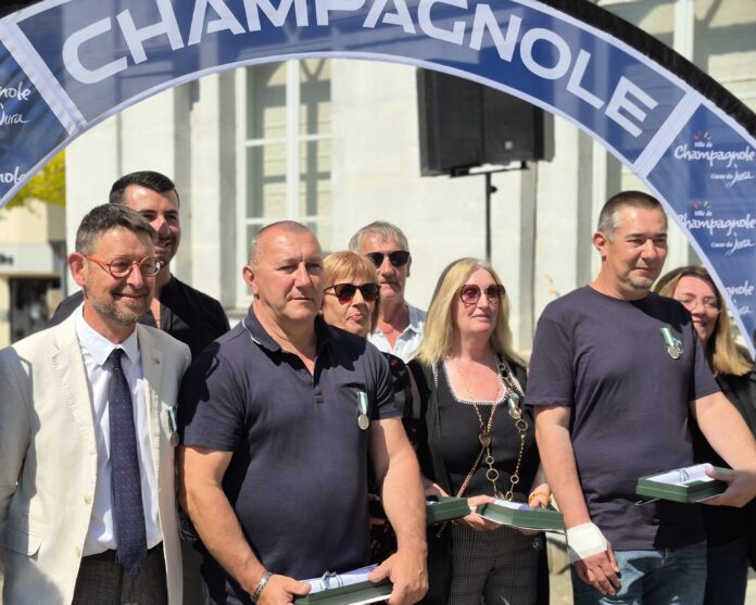 médailles du travail Champagnole