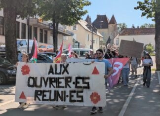 Arbois. « Nous avons fait reculer ceux qui voulaient nous la voler » : 150 manifestants pour la journée des droits des travailleurs manifestation 1er mai Arbois
