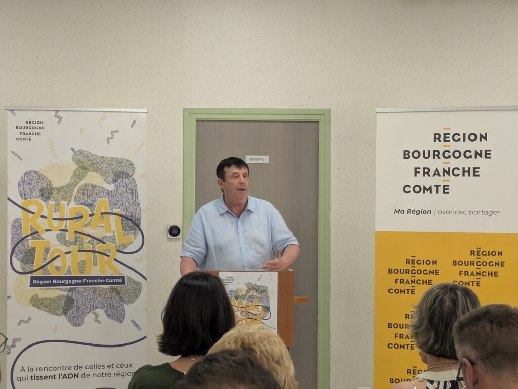 Éric Houlley lors du Rural Tour en Bresse