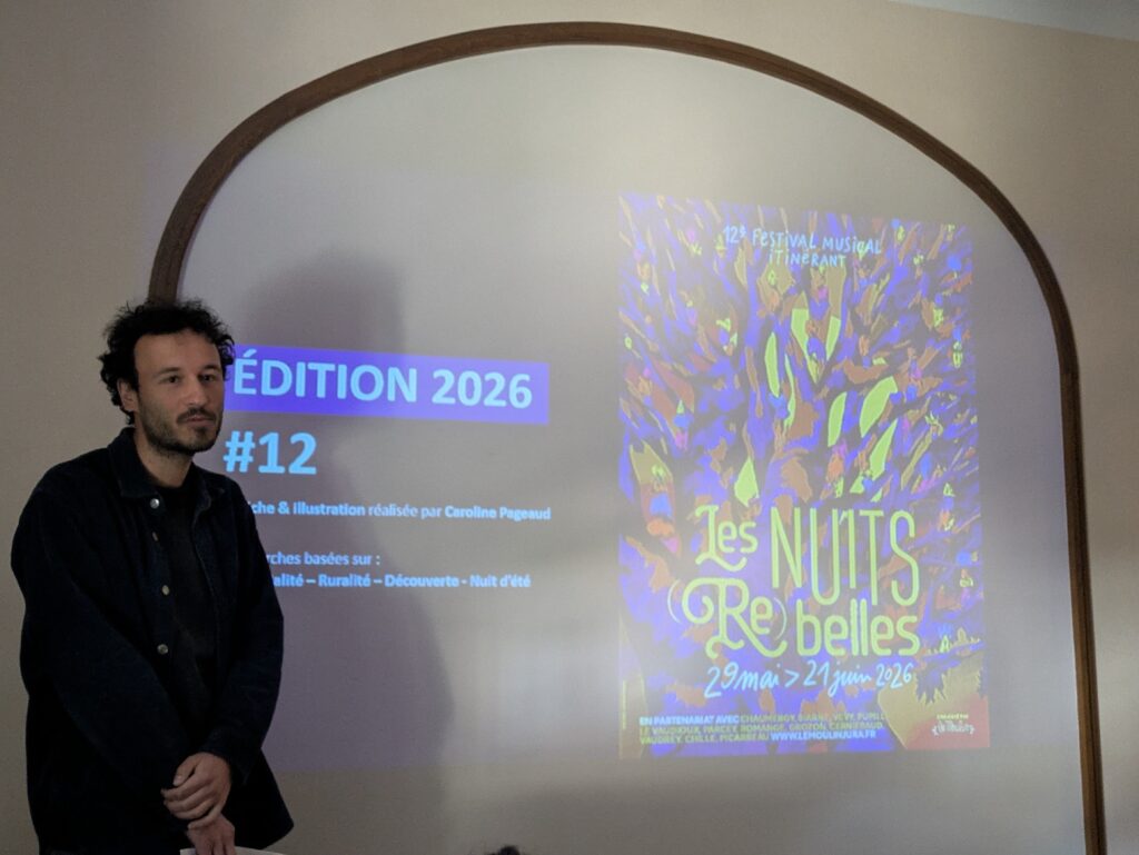 Affiche du festival Nuits (Re)belles dans le Jura