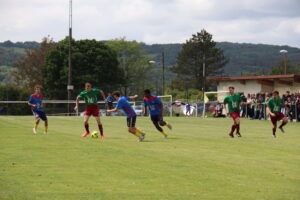 Action de football engagée lors d’un match