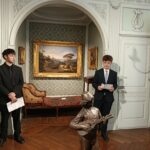 Élèves en atelier d’écriture au musée Sarret