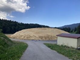 Prémanon. Le snowfarming, cette technique qui prépare déjà l’hiver Stockage de neige à Prémanon dans le Jura