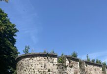 Restauration remparts château Louis XI Auxonne