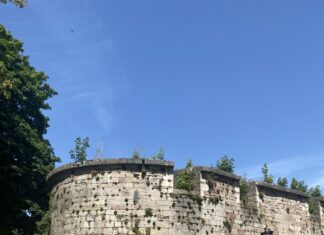 Restauration remparts château Louis XI Auxonne