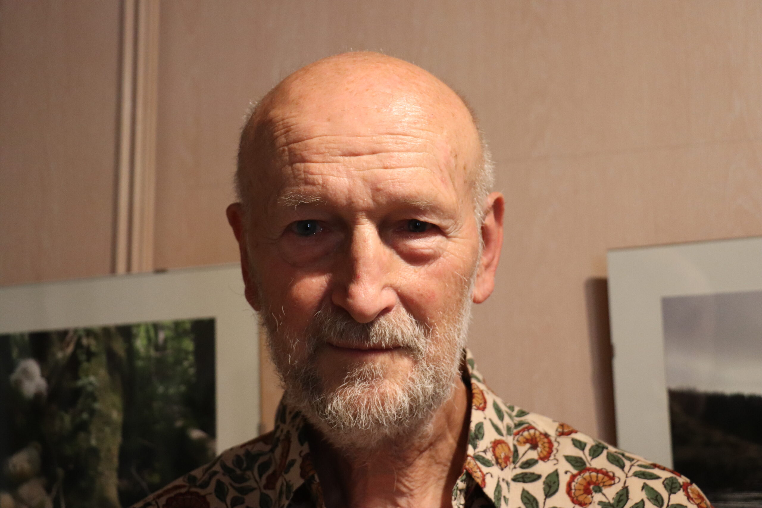 Portrait de Daniel Cantaloube, artiste photographe de l’exposition à la recyclerie d'Arinthod