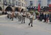 Marrainage armée commune défilé Arbois