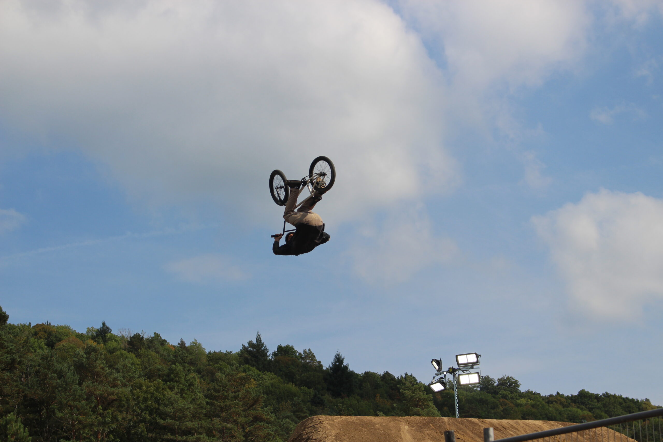 Spectacle de BMX lors du festival Les Gueules de Bois