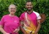 Arbois. Le club de badminton, 30 ans et toujours en progression La présidente Marlène Alran et son vice-président Cédric du club de badminton d’Arbois