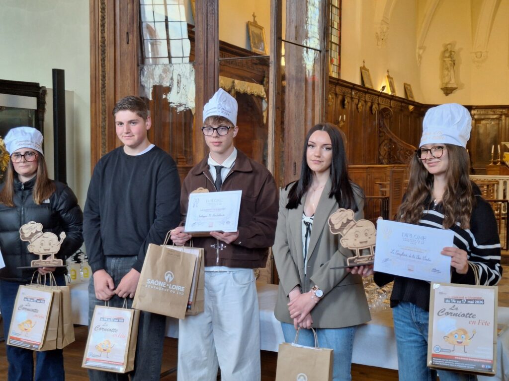 Concours Corniotte : apprenti pâtissier récompensé à Louhans