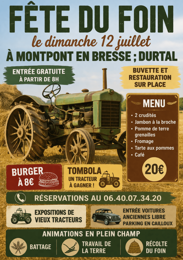 Fête du Foin le dimanche 21 Juillet Fête du Foin le dimanche 21 Juillet