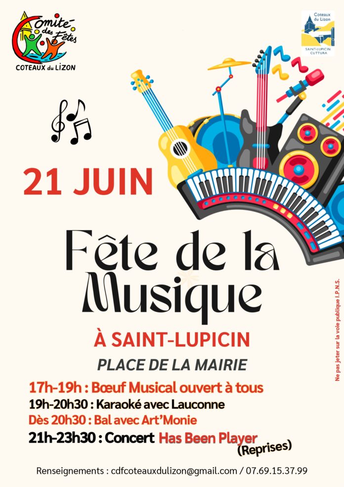 Saint Lupicin Fête de la musique