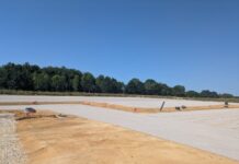 avancée du parking poid lourd à beaurepaire-en-bresse