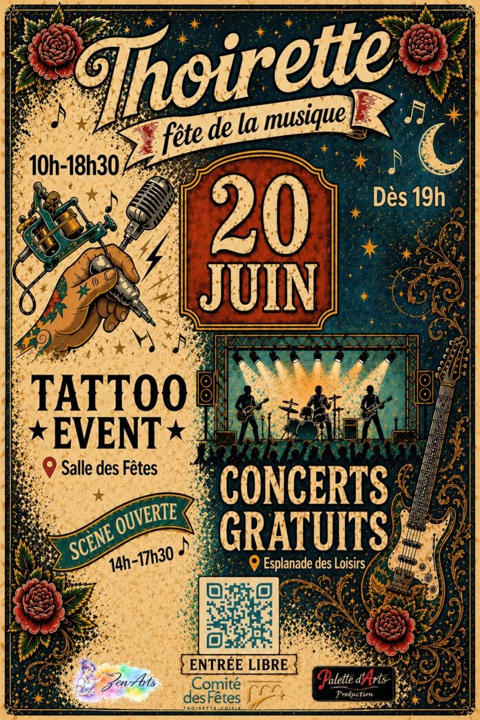 Fête de la musique 2026 à Thoirette