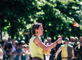 bénévoles festival Louhans rue