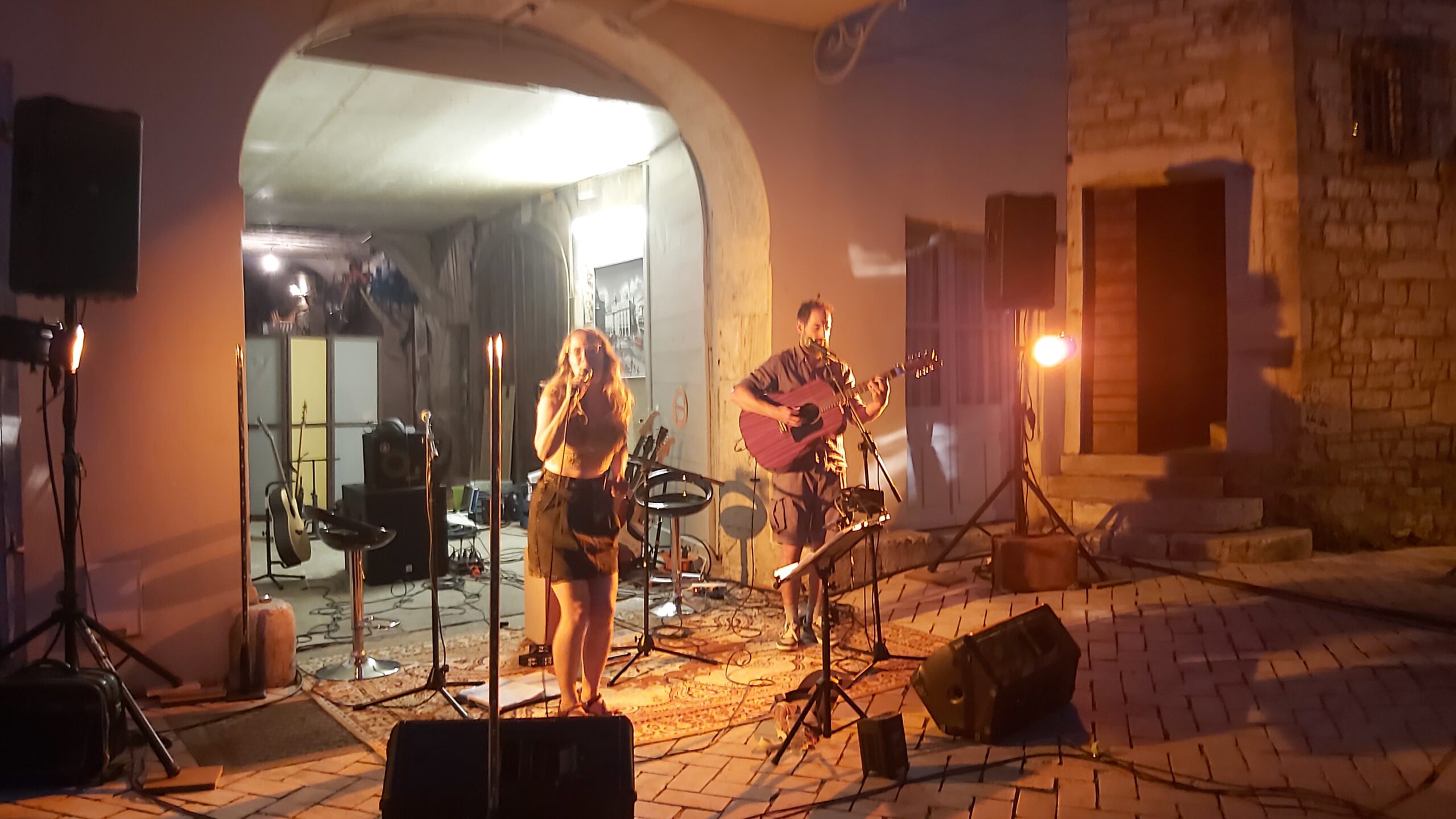 Concert de fête de la musique sur la place