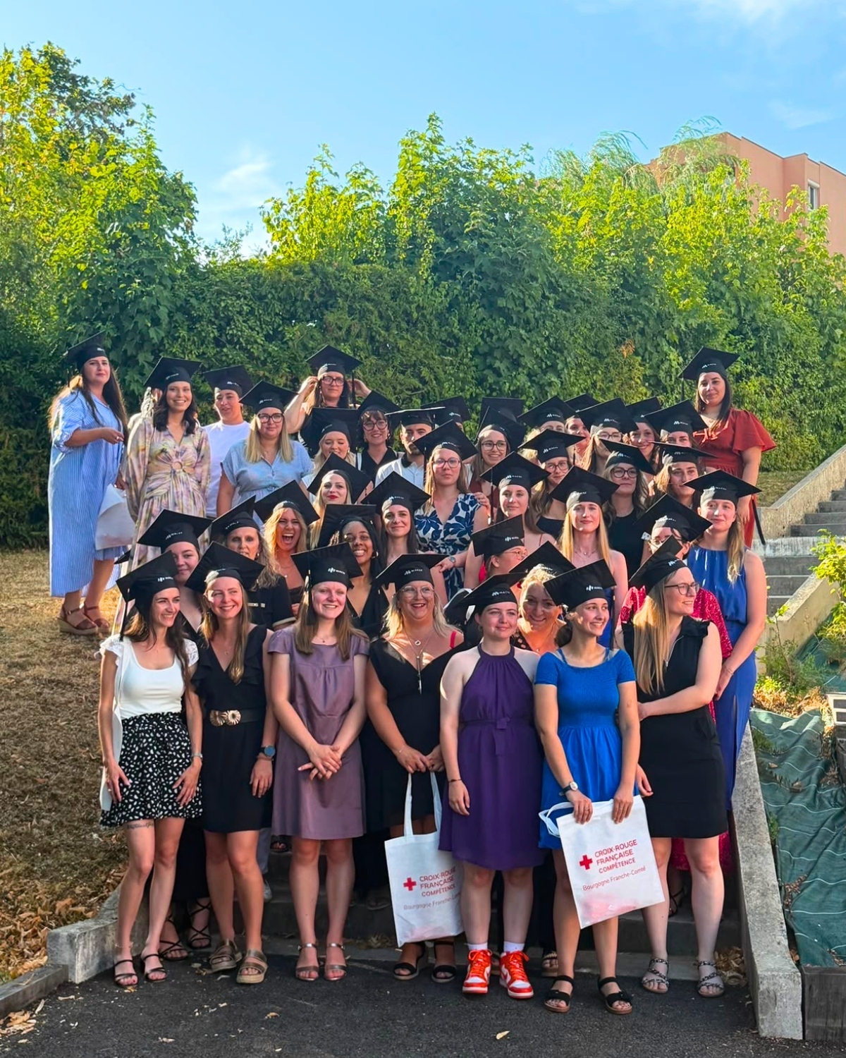 Remise de diplômes étudiants Croix-Rouge à Lons-le-Saunier