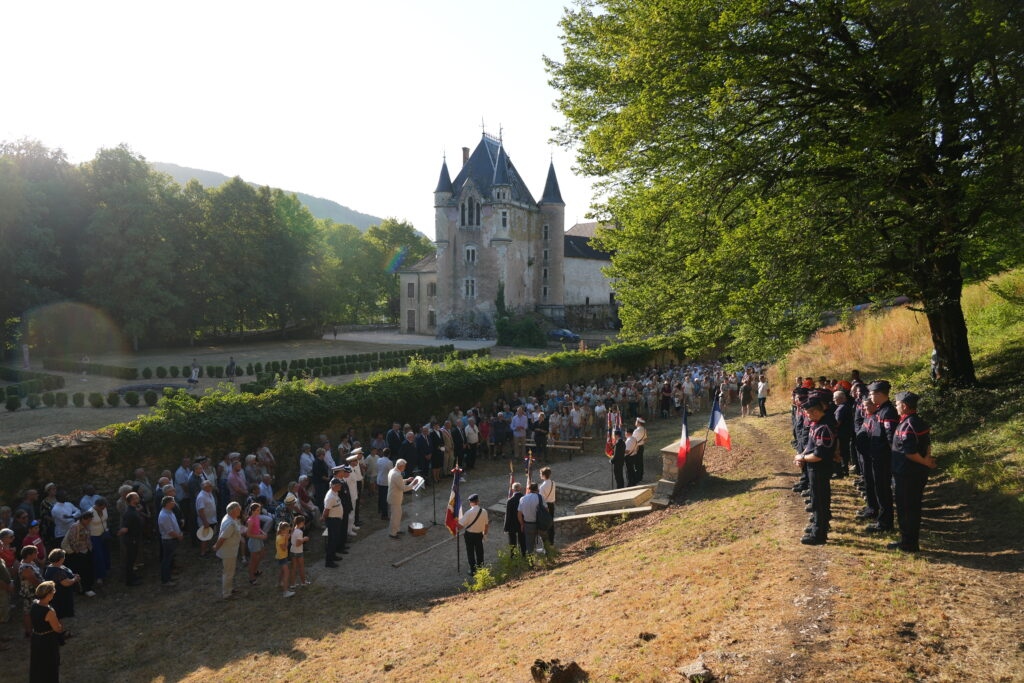 Château de Dortan, lieu central du rassemblement commémoratif
