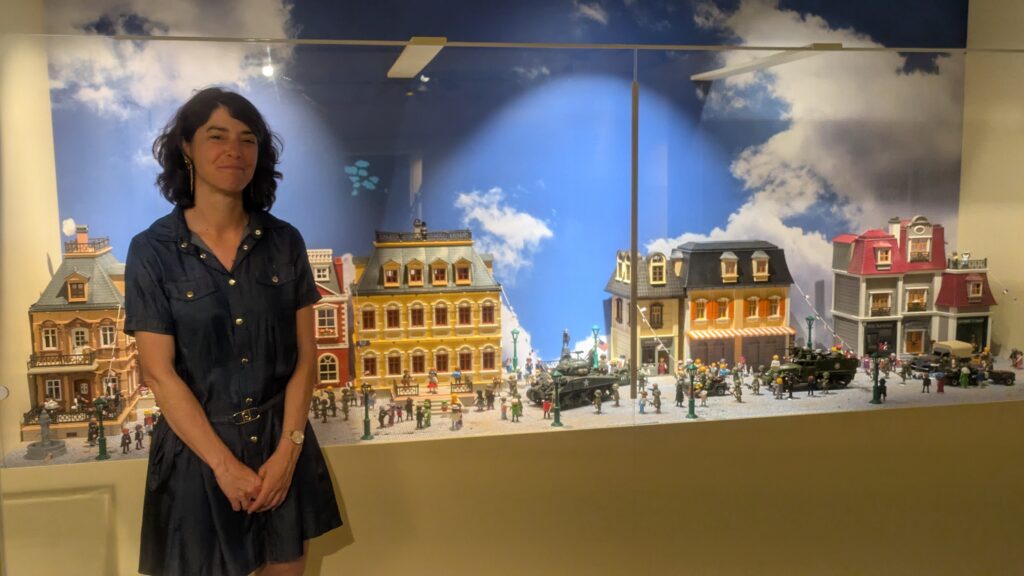 Portrait de la directrice du musée à Nantua
