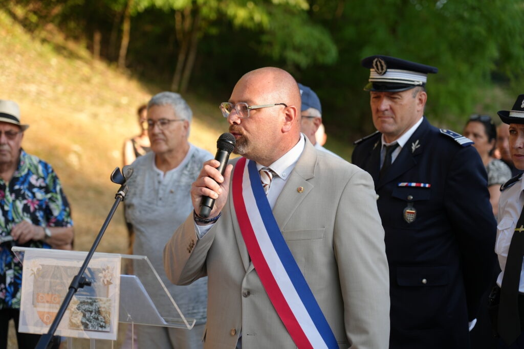 Discours du maire Lionel Cornaton lors commémoration