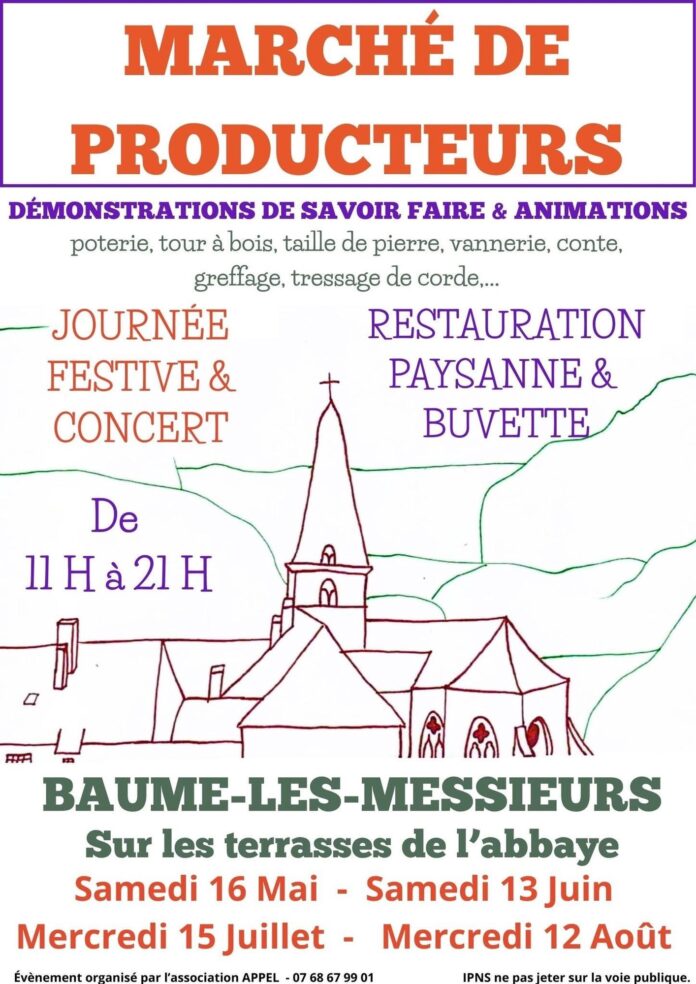 marché producteurs Baume