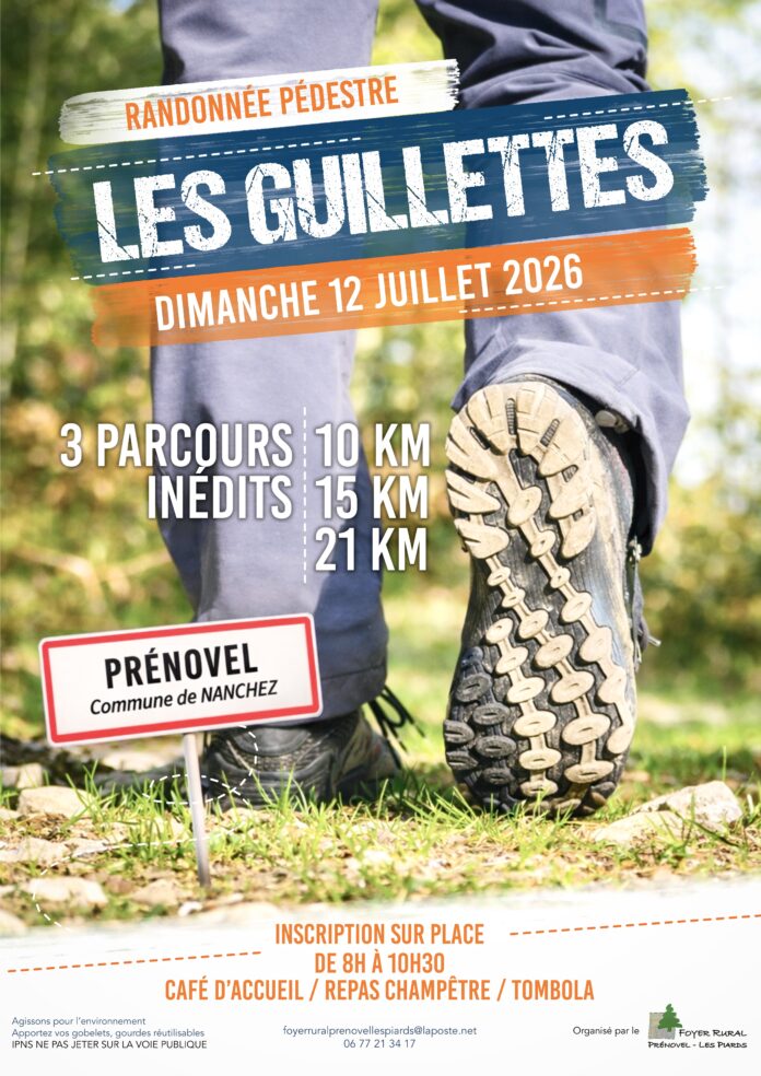 Randonnée les Guillettes 2026 Randonnée les Guillettes 2026