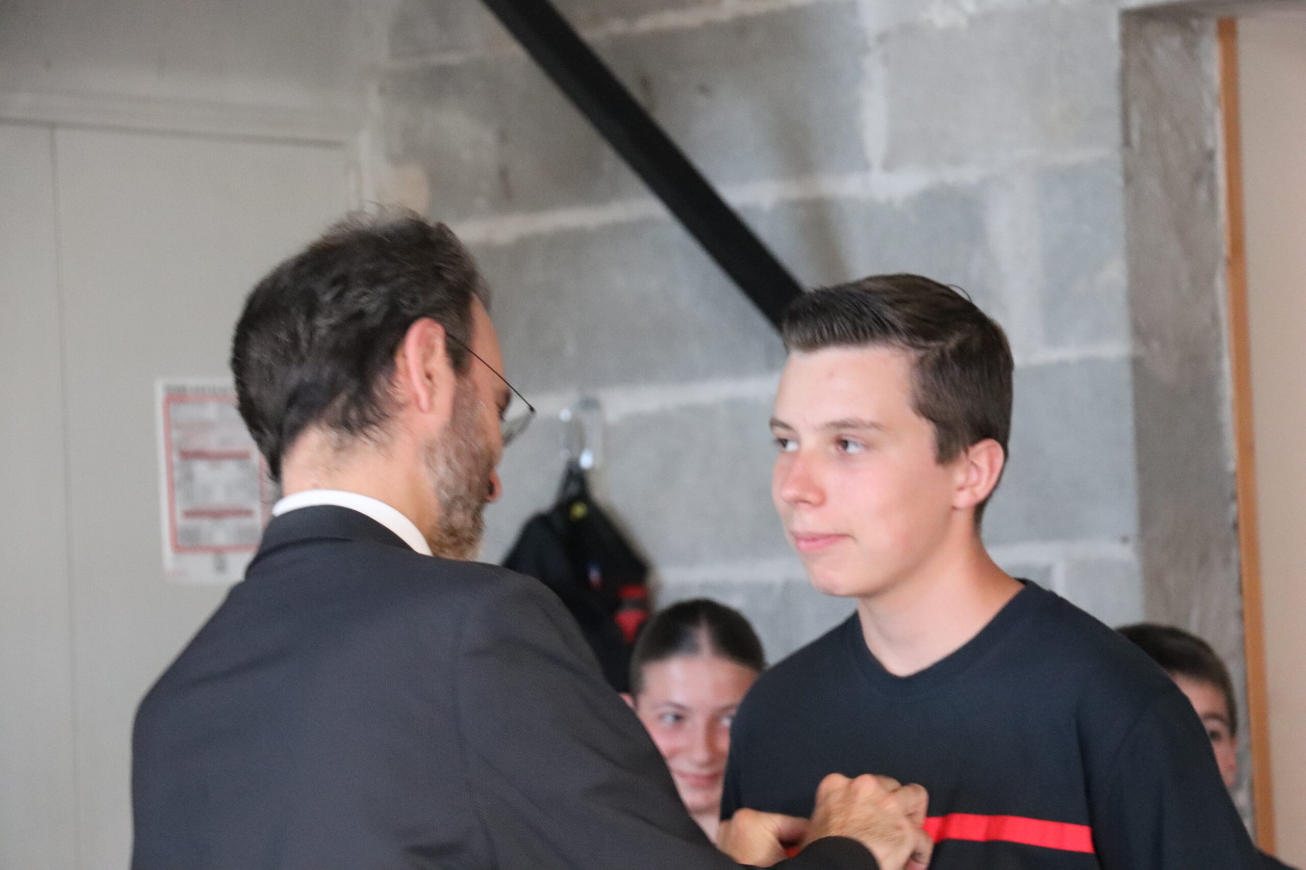 Remise de grades des jeunes sapeurs-pompiers JSP