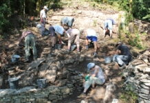 Oliferne château fouilles restauration