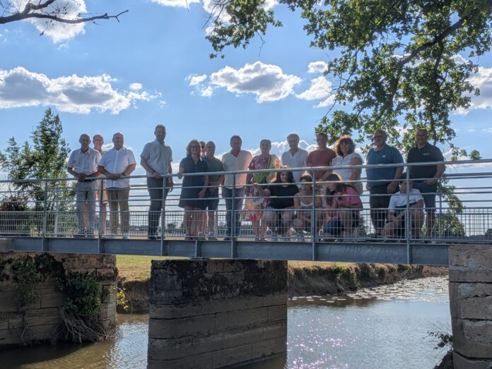 passerelle Sornay Chapelle-Naude passerelle Sornay Chapelle-Naude
