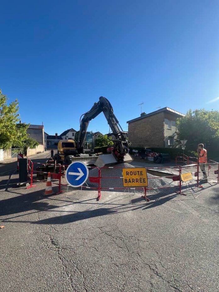 travaux rue Jura Louhans