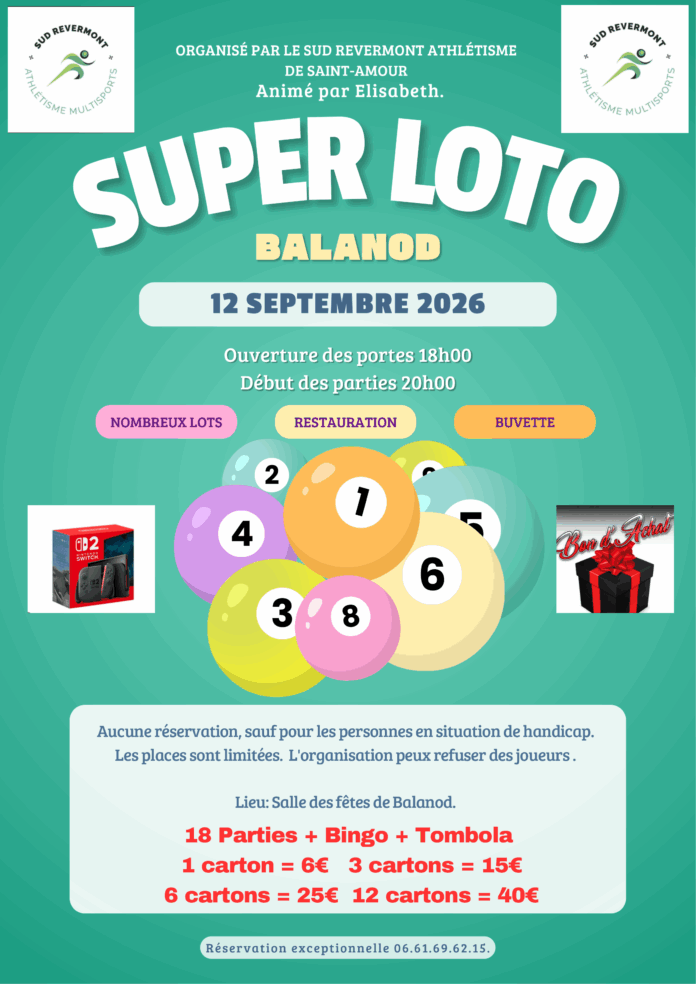 Affiche Super Loto Balanod